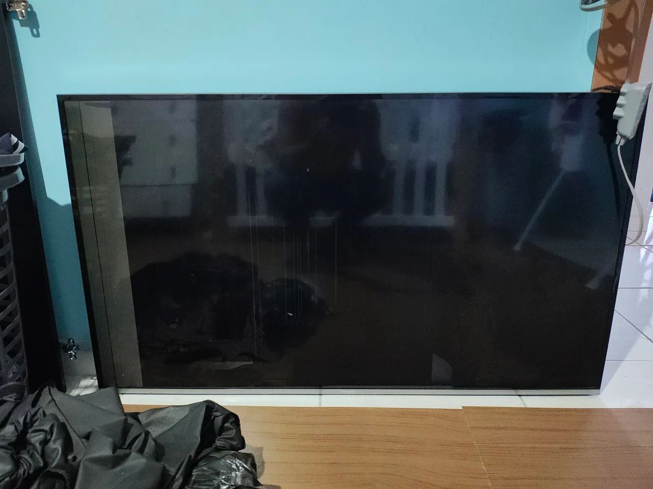 Tv Samsung 49 polegadas tela rachada  - Foto 3