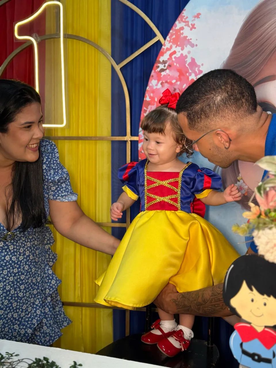 Roupa branca de neve 1 ano  - Foto 3