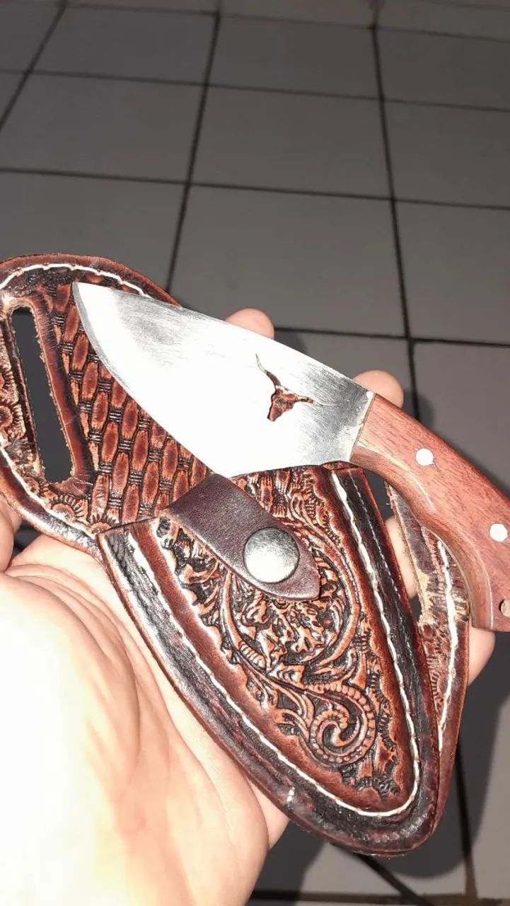 Guaiaca com cutelo, ambos novos no preço  - Foto 2