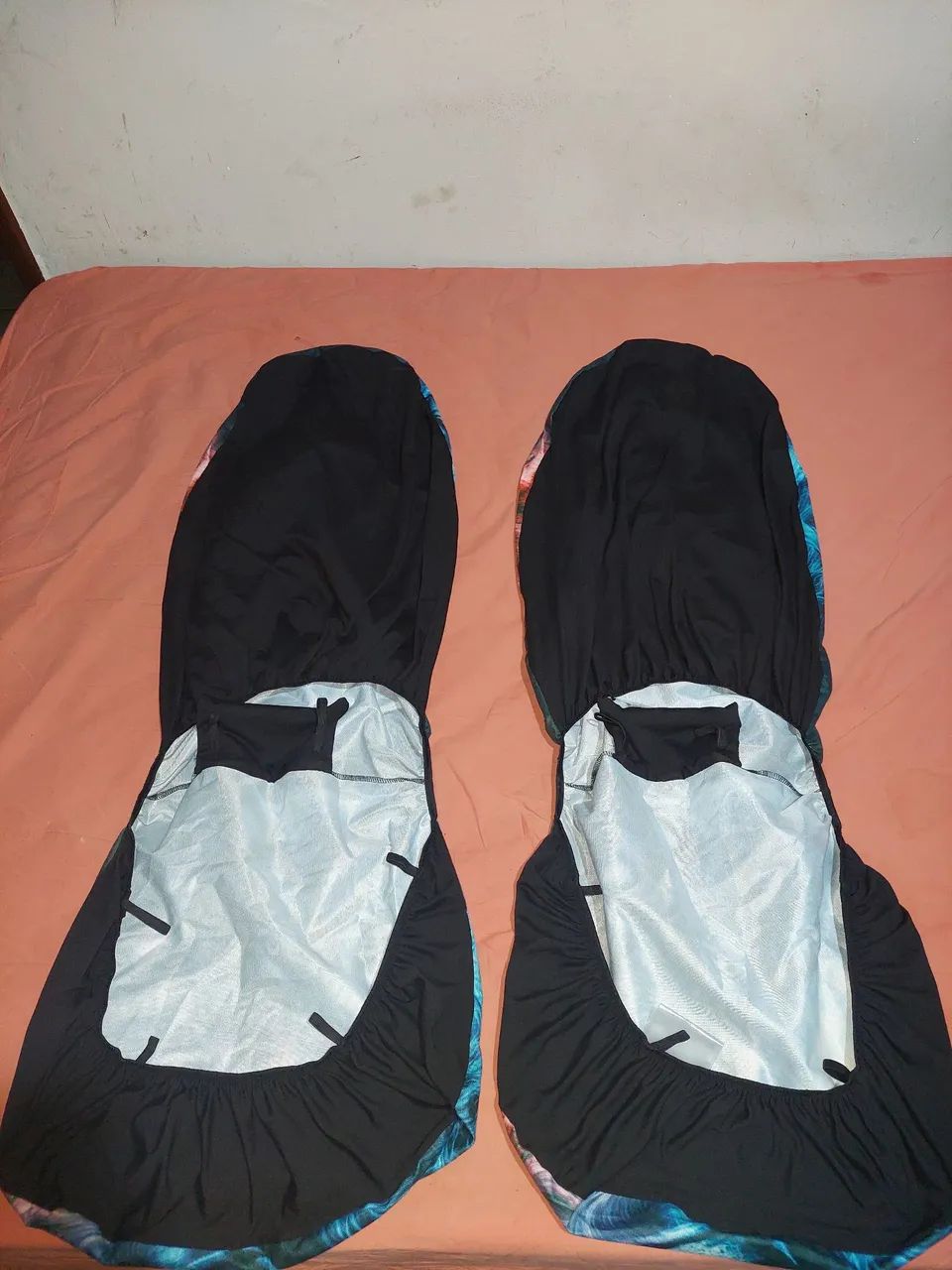 Capas de banco de carro lobos novas - Foto 3