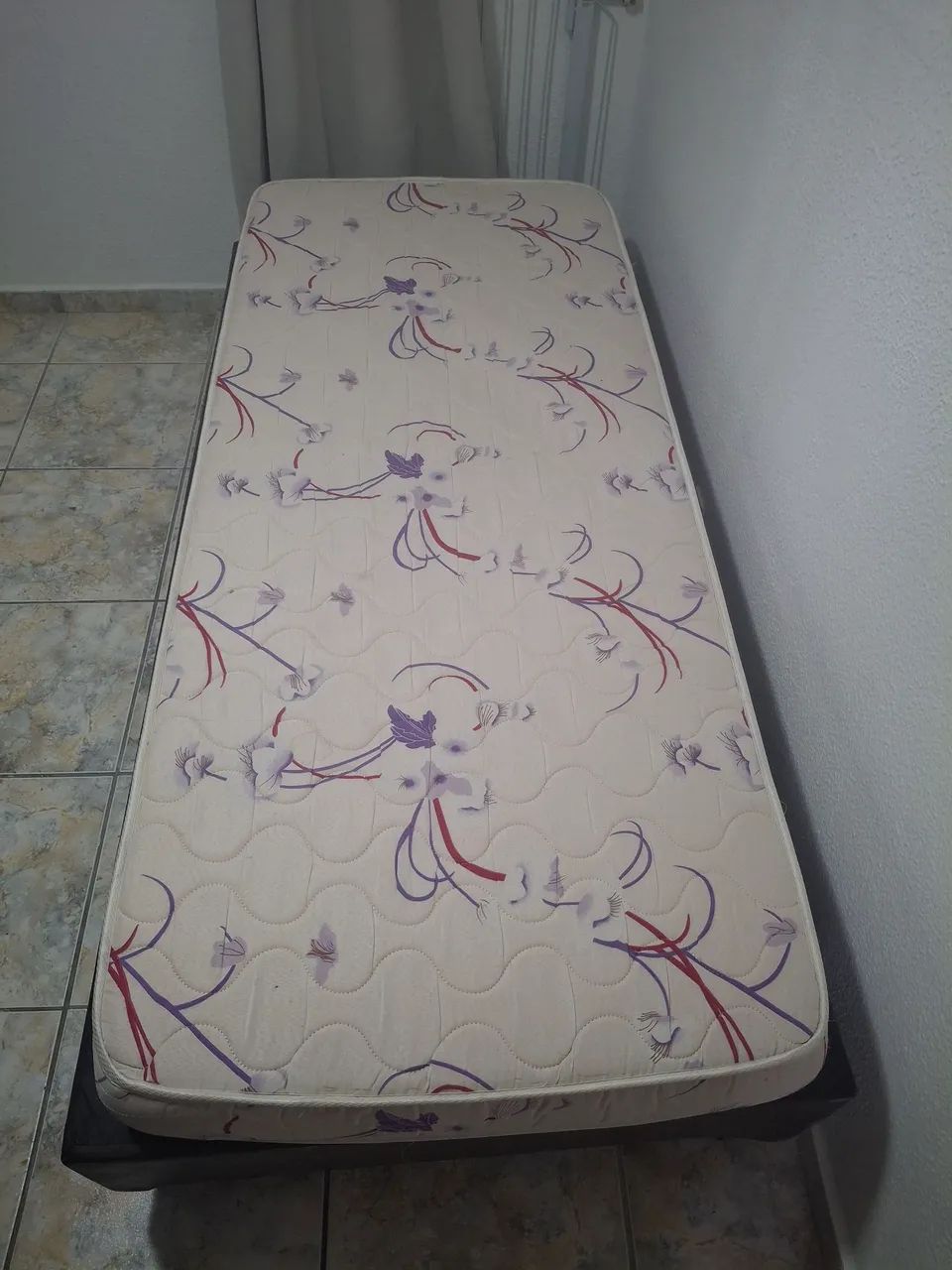 Cama box e colchão solteiro - Foto 4