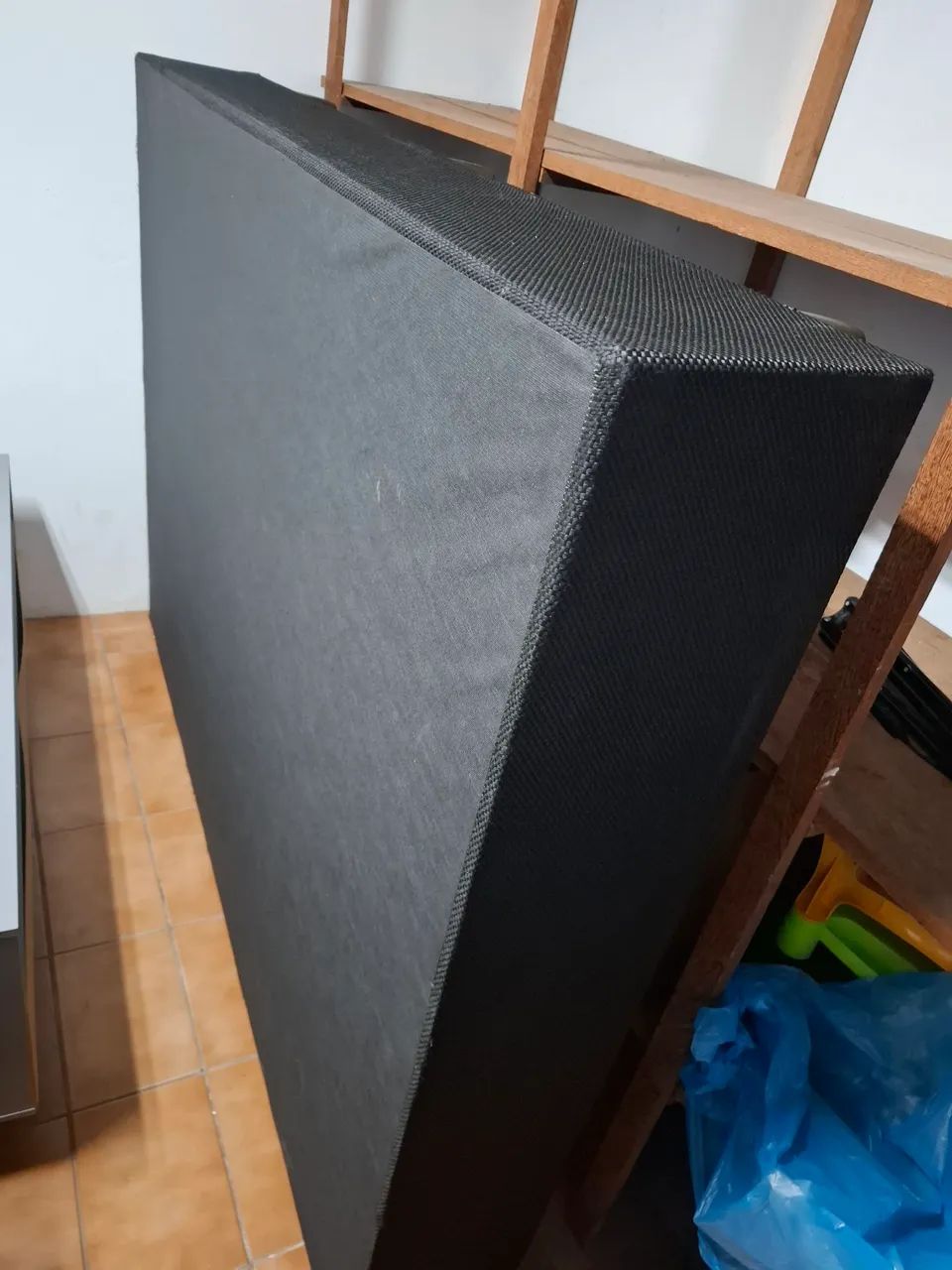 Base box casal  preta - base cama