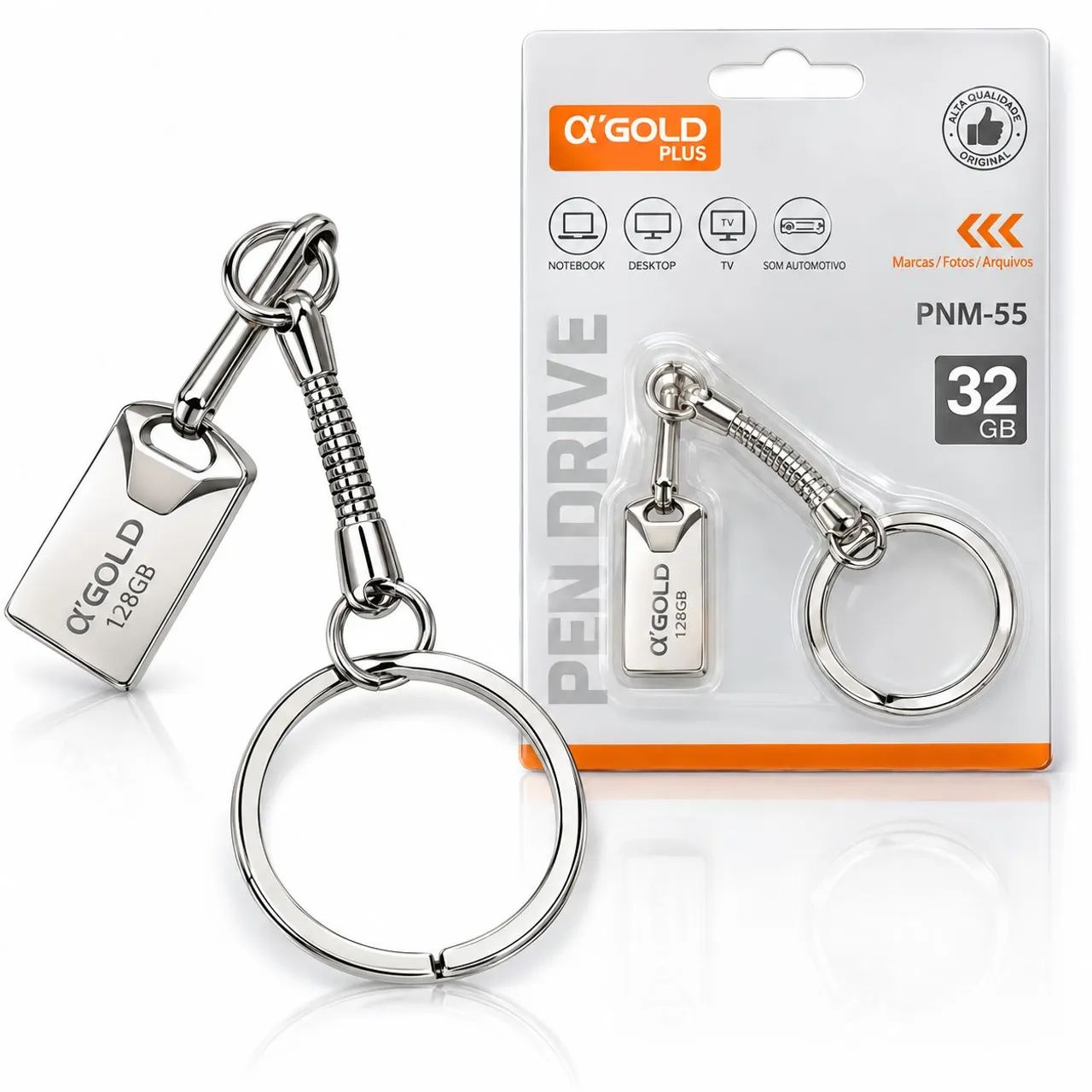 Pendrive 32gb USB 2.0 ( Metal )
