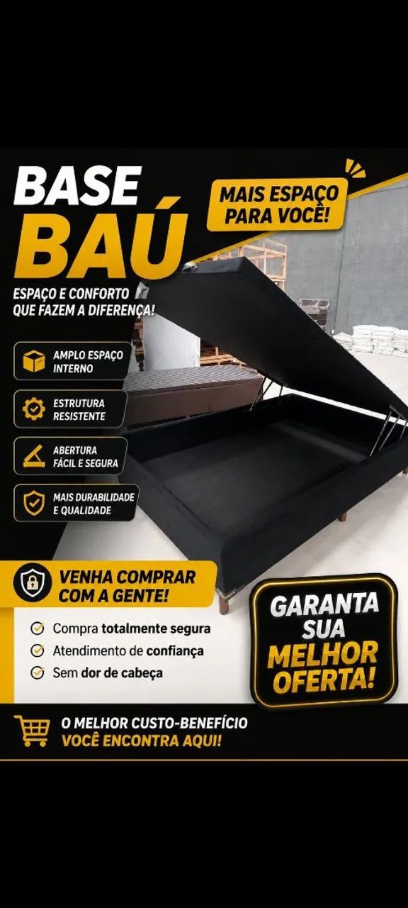 Base baú de casal  - Foto 2