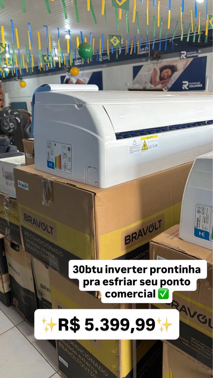 CENTRAL DE AR 30btu bravolt 
