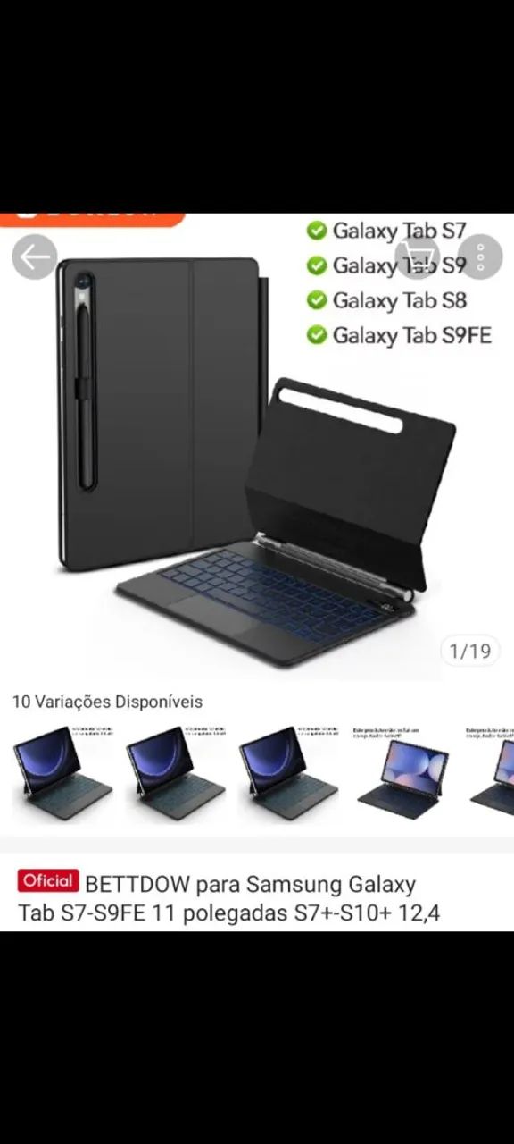 BETTDOW techado para Samsung Galaxy classe S<br><br>Tab S7-S9FE 11 polegadas S7+-S10+ 12,4