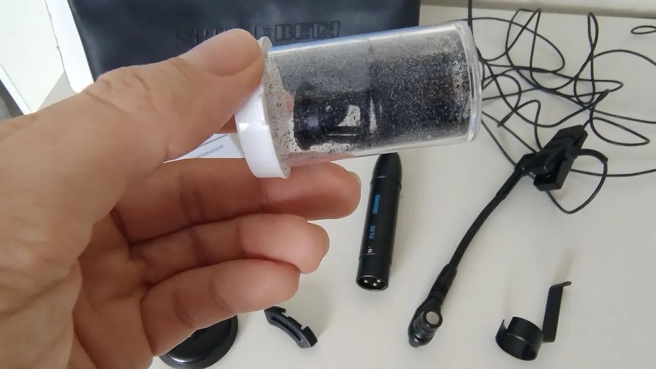 Microfone shure Beta 98H/C sax flauta - Foto 4