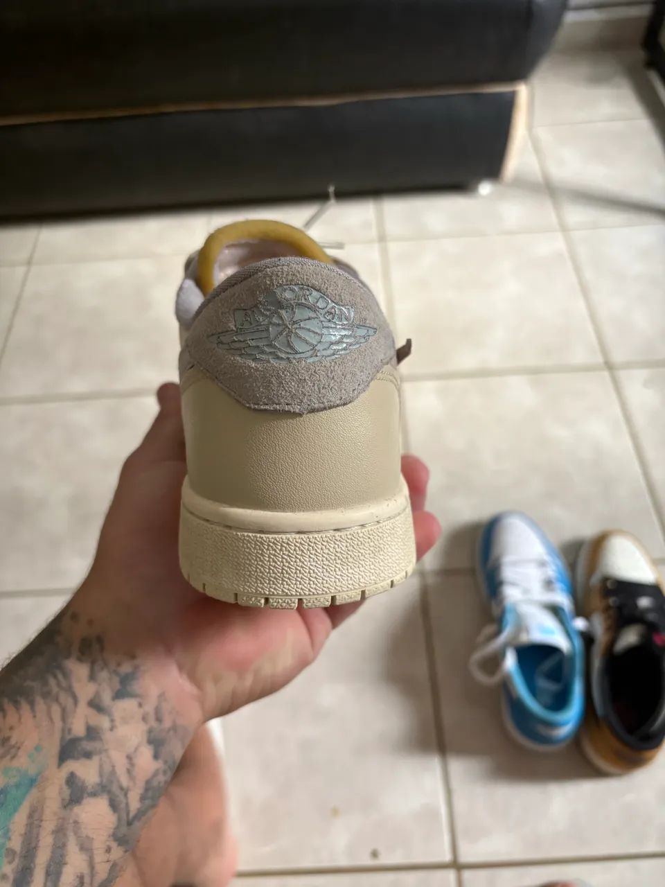 Jordan 1 low og OFFWHITE GOAT - Foto 4