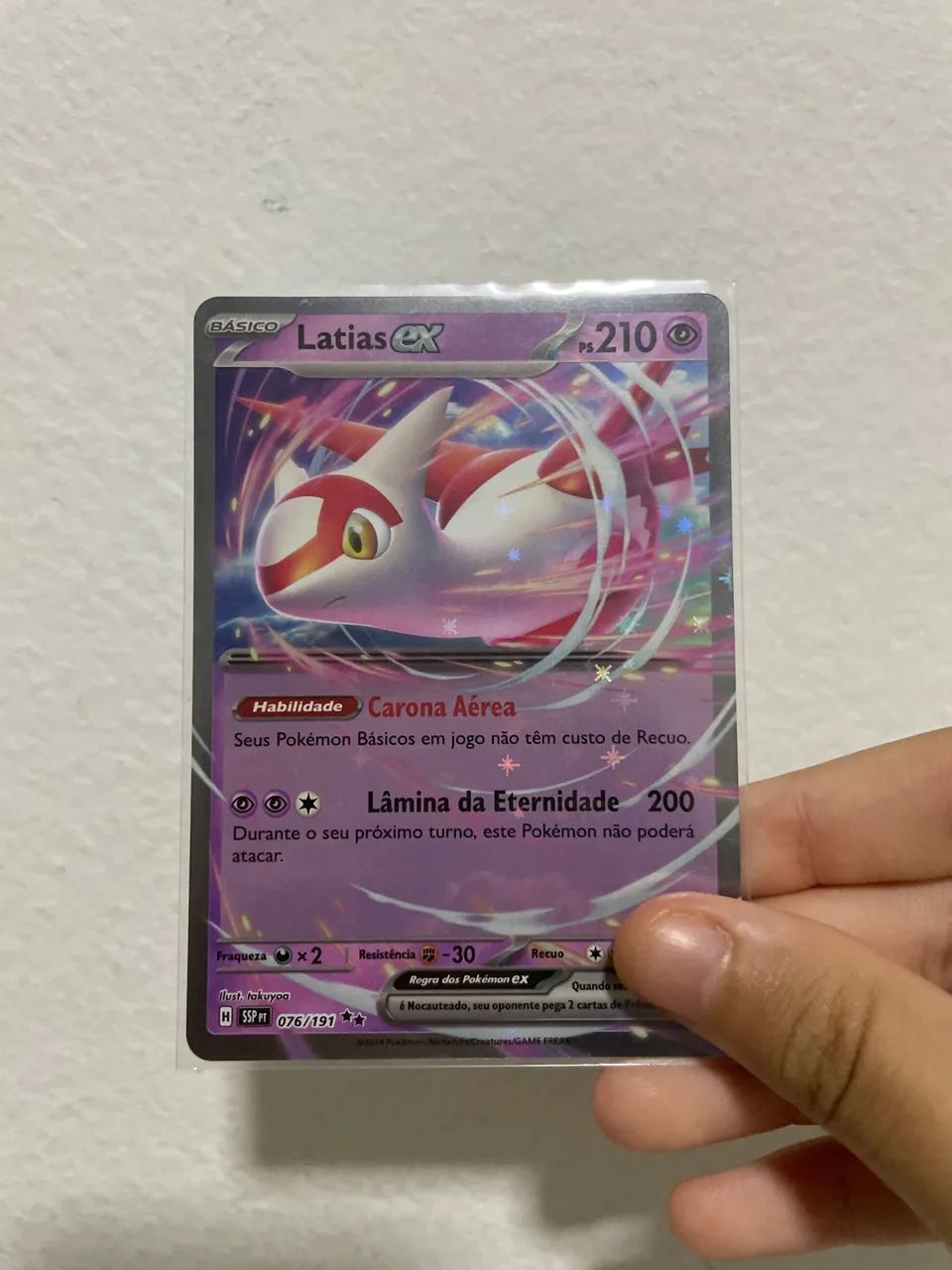 Carta Pokémon original copag-Latias ex - Foto 2