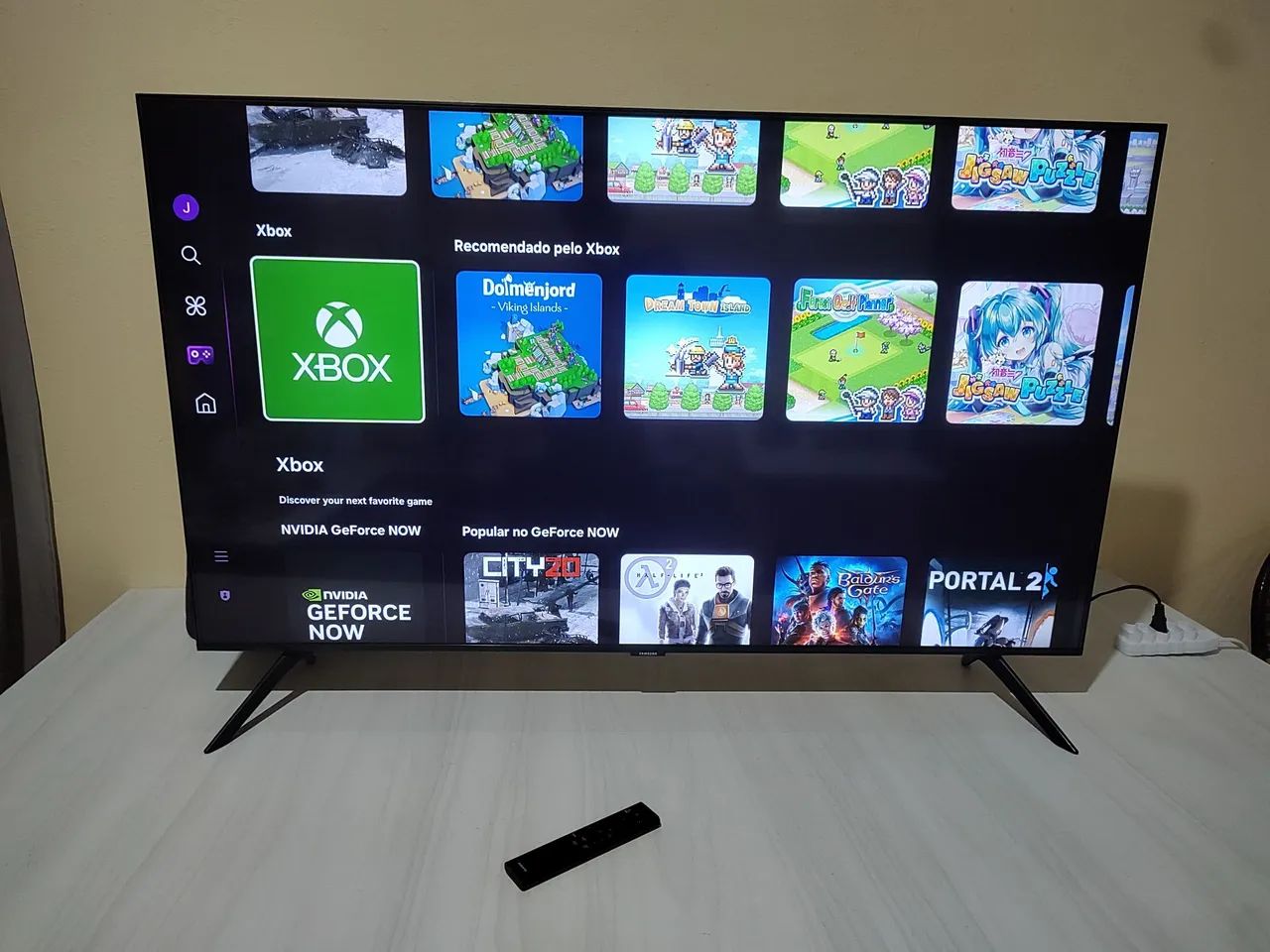 Smart TV Samsung 4K 50 polegadas com games embutidos  - Foto 4