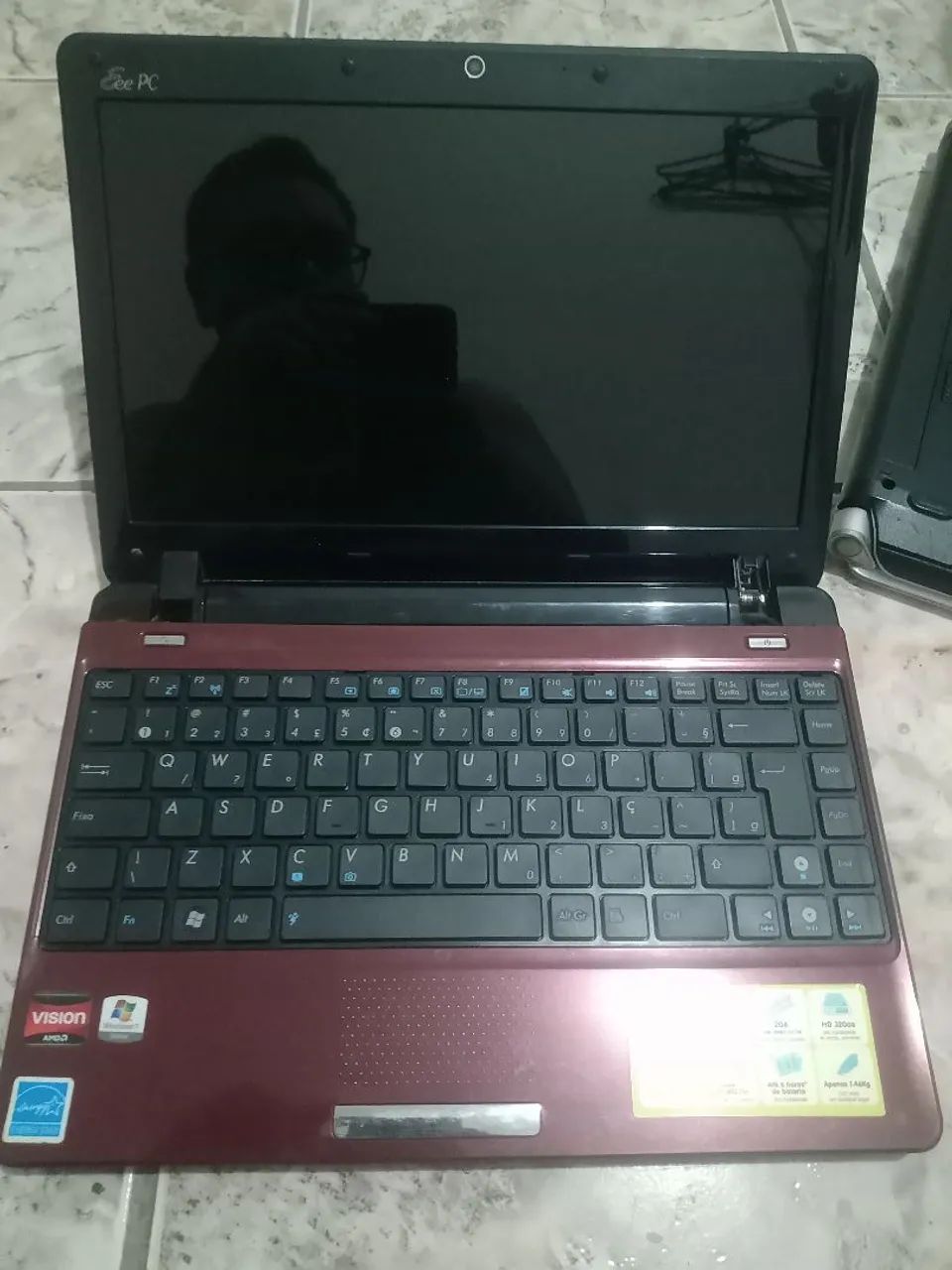 Netbook Asus defeito