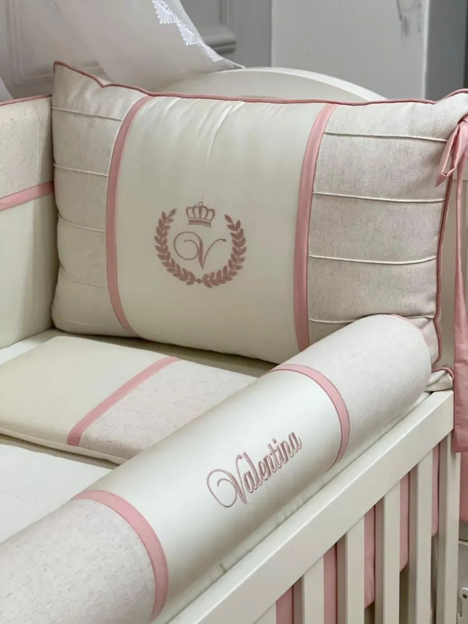 Enxoval de Bebê Completo 16 peças Menina, personalizado  Bebê, Luxo.  - Foto 3