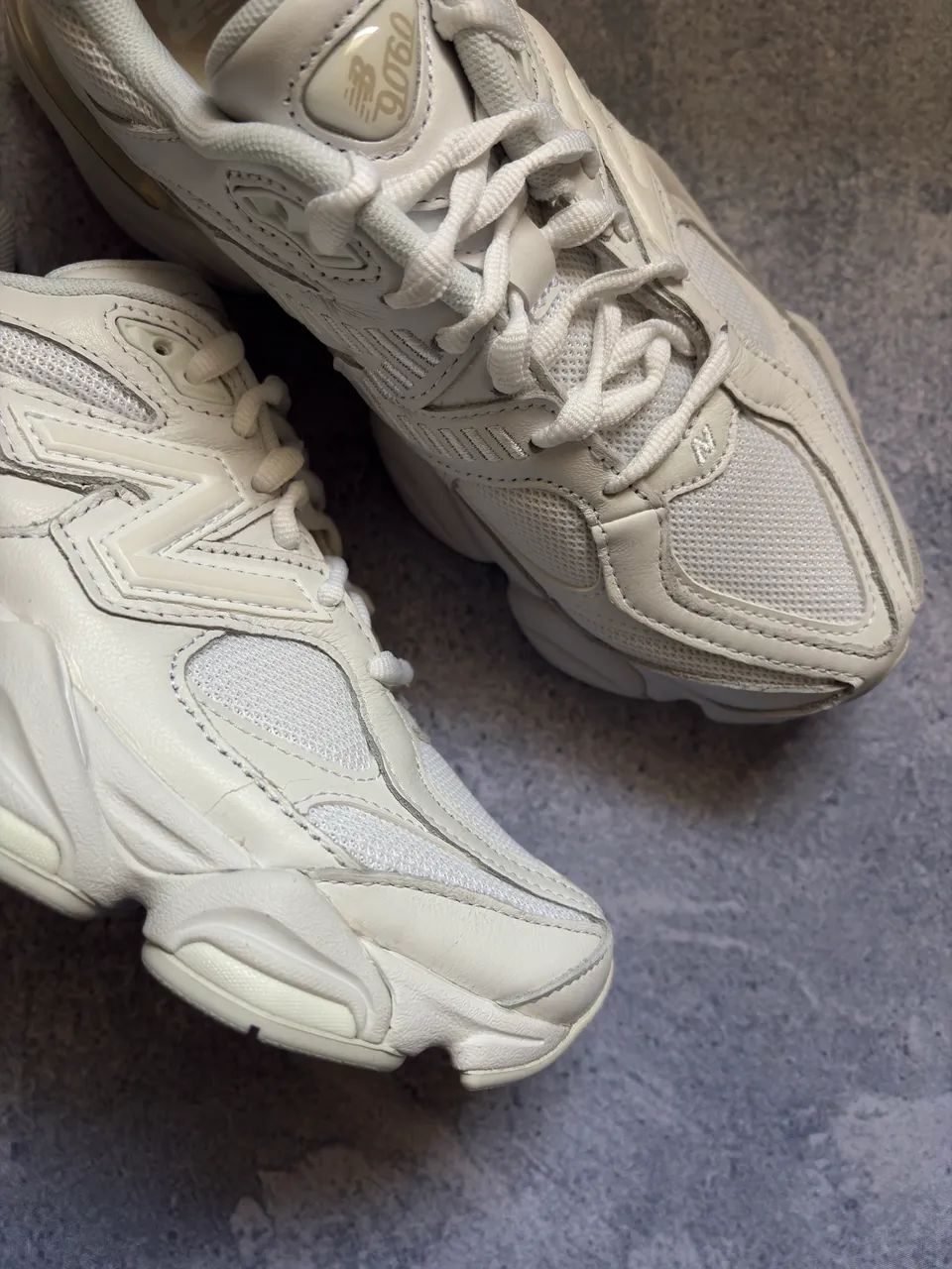 New Balance 9060 "Triple White" - 37 - Foto 3