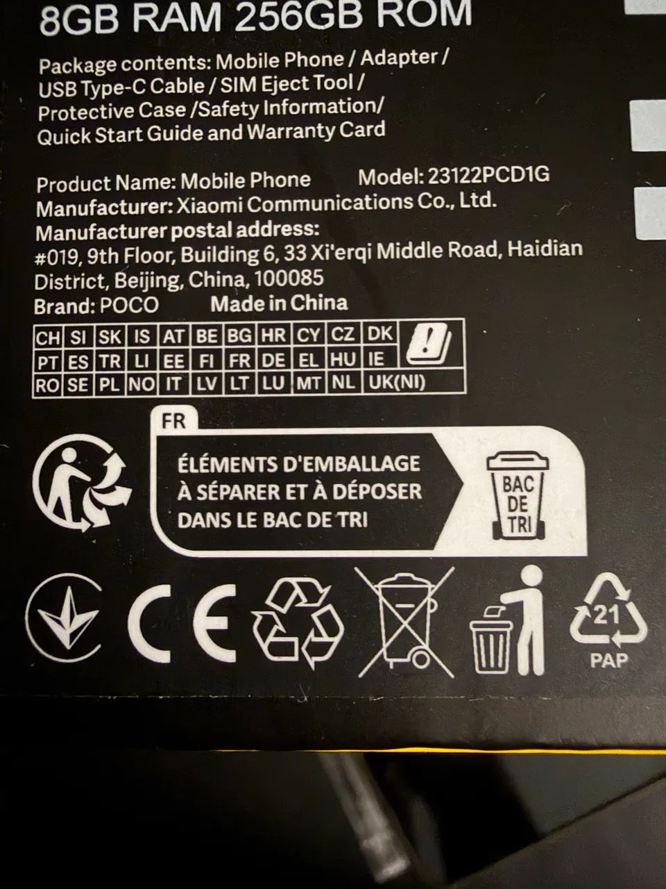 Poco X6 5g 256 8GB RAM versão global com NFC - Foto 4