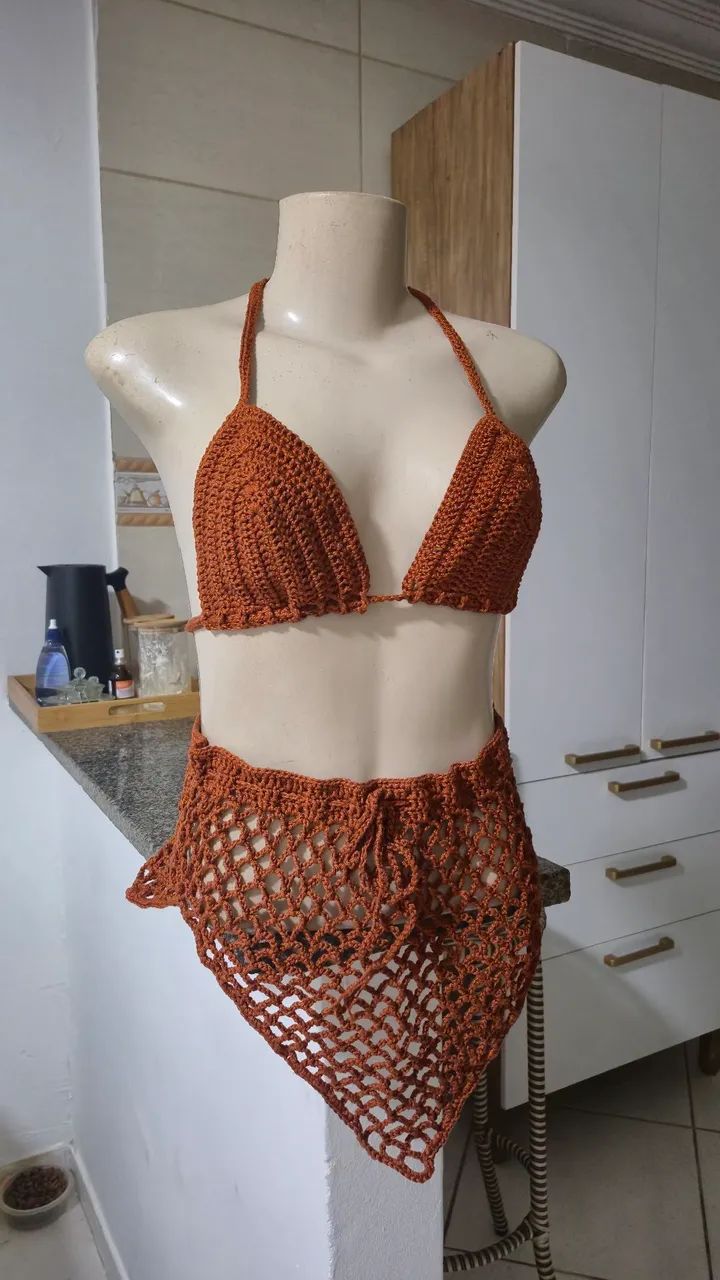 Conjunto em crochê  - Foto 5