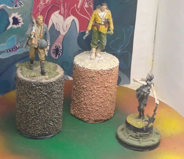 FIGURAS MILITARES ESCALA MONTADAS E PINTADAS. - Foto 4