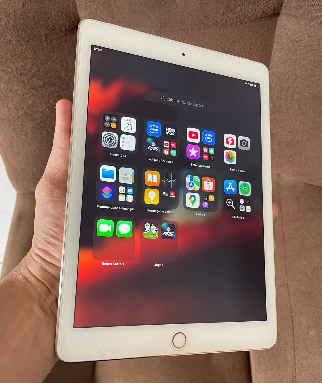 Vendo iPad Air 64 GB Chip + Wi-Fi com Biometria  - Foto 4