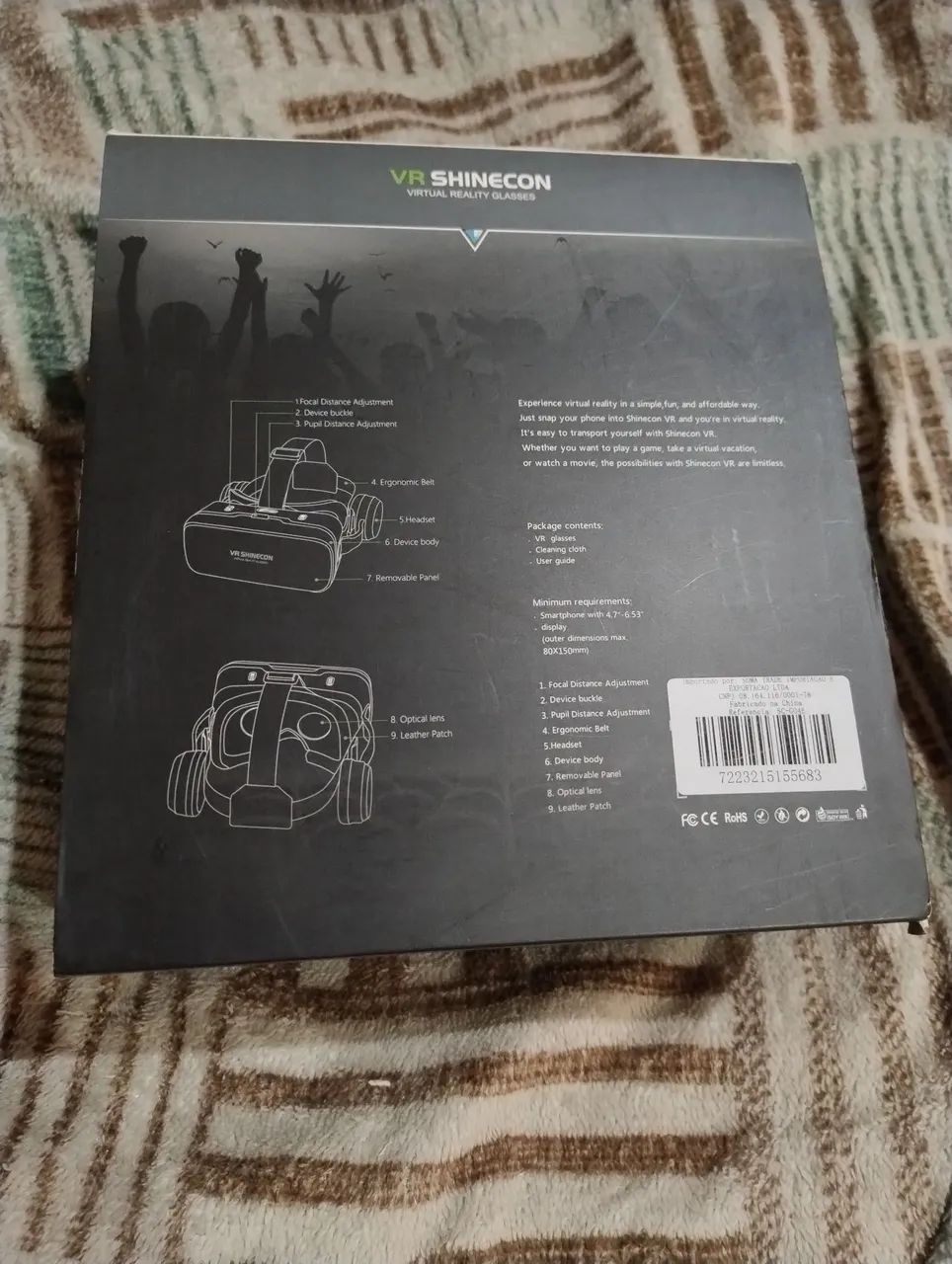 Óculos de realidade virtual VR Shinecon!! - Foto 3