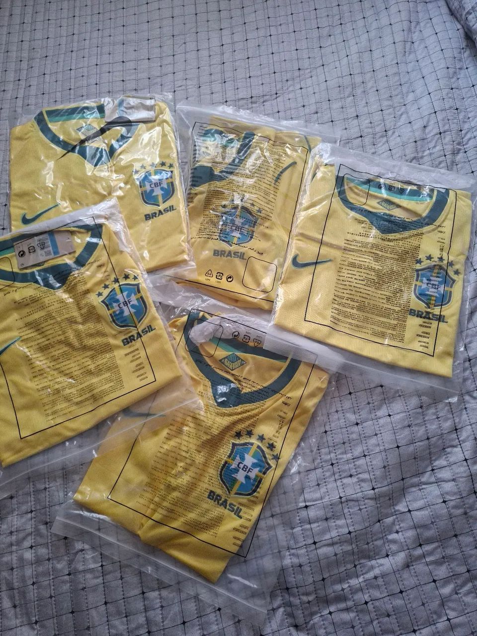 Lote 5 Camisas Seleção 2026 Importadas - Padrão Premium (Revenda)
