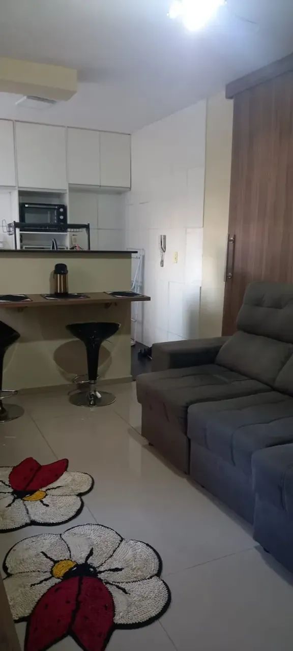 APARTAMENTO 2 QUARTOS, MOBILIADO, 1 LANCE ESCADA, COND. CHAP DO MIRANTE, PROX COMPER JD IT - Foto 2