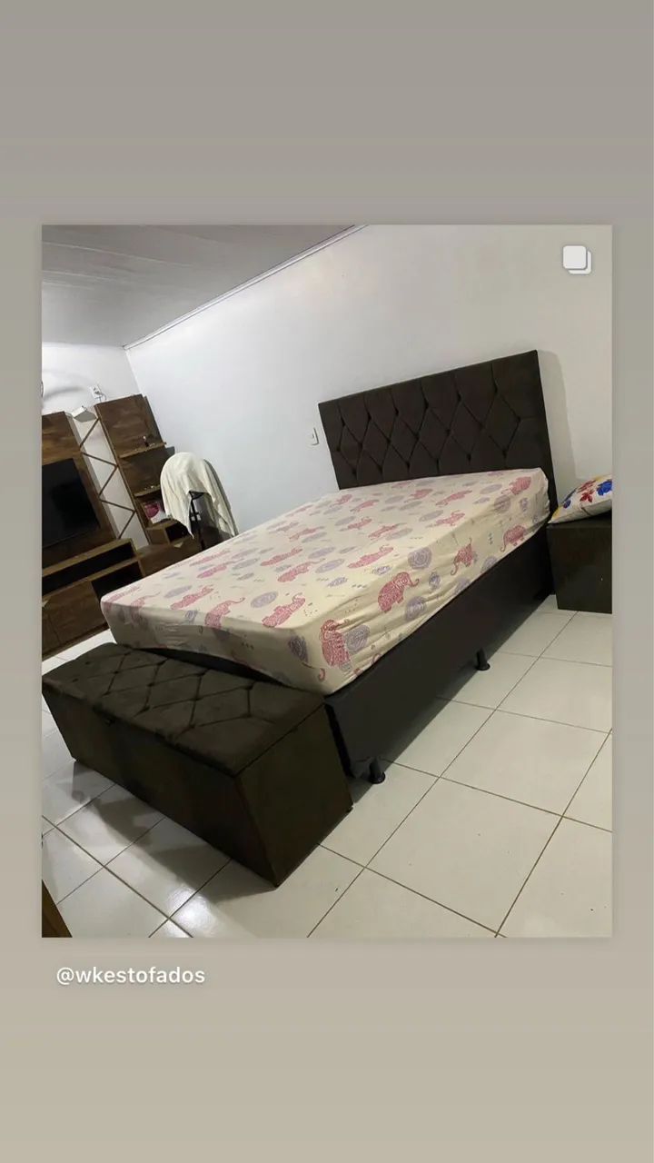 Cabeceira capitonê e módulos nova Queen  - Foto 4