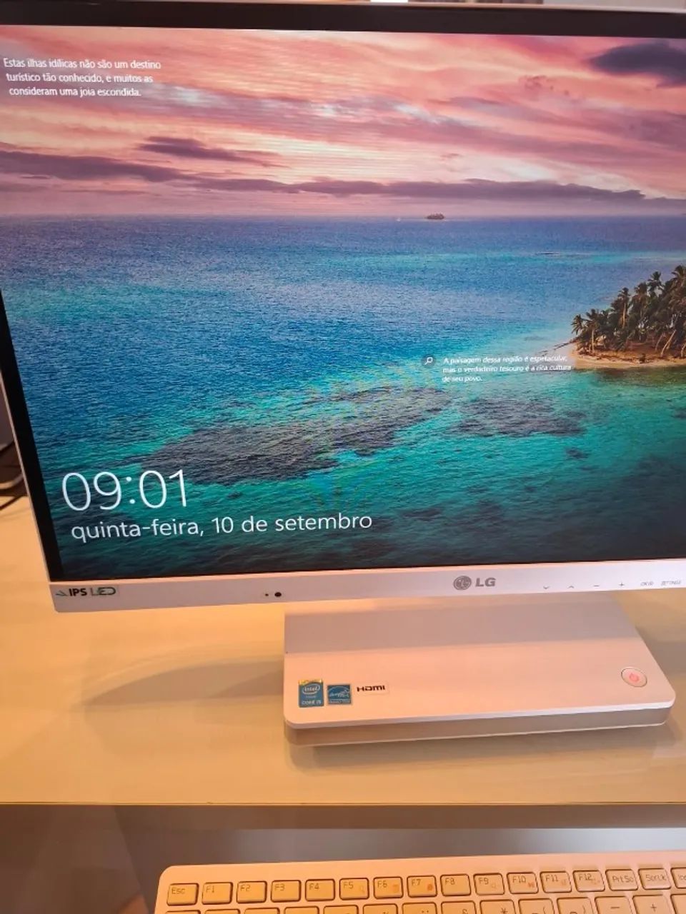 Computador LG All-in-One 23" Full HD IPS | Core i5 SSD | Perfeito Estado + Teclado e MouSE - Foto 2