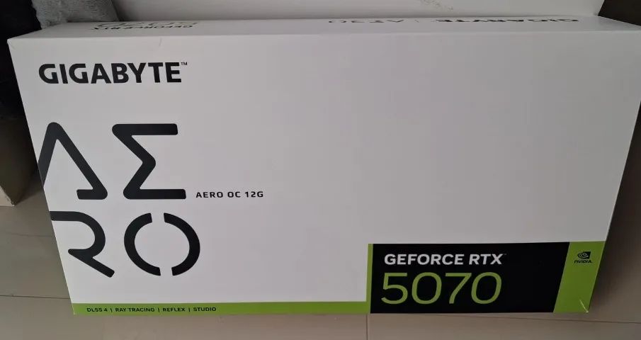 RTX 5070 12GB Gigabyte Aero - NF e garantia até 01/2030 (4 anos)