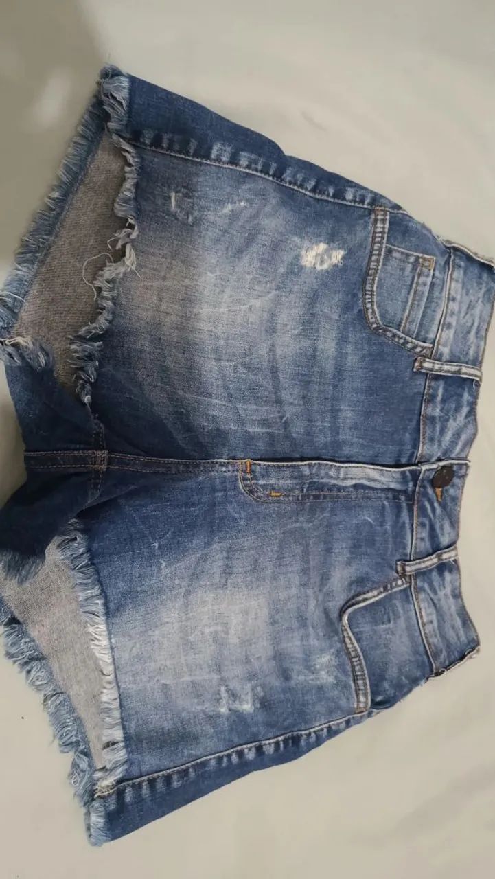 Short jeans da Colcci + blusa c&a onça  - Foto 3