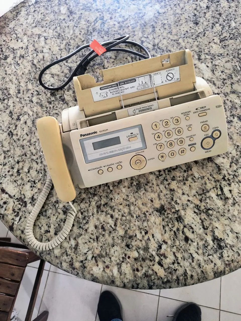 Fax Panasonic KX FP207  ótimo estado 