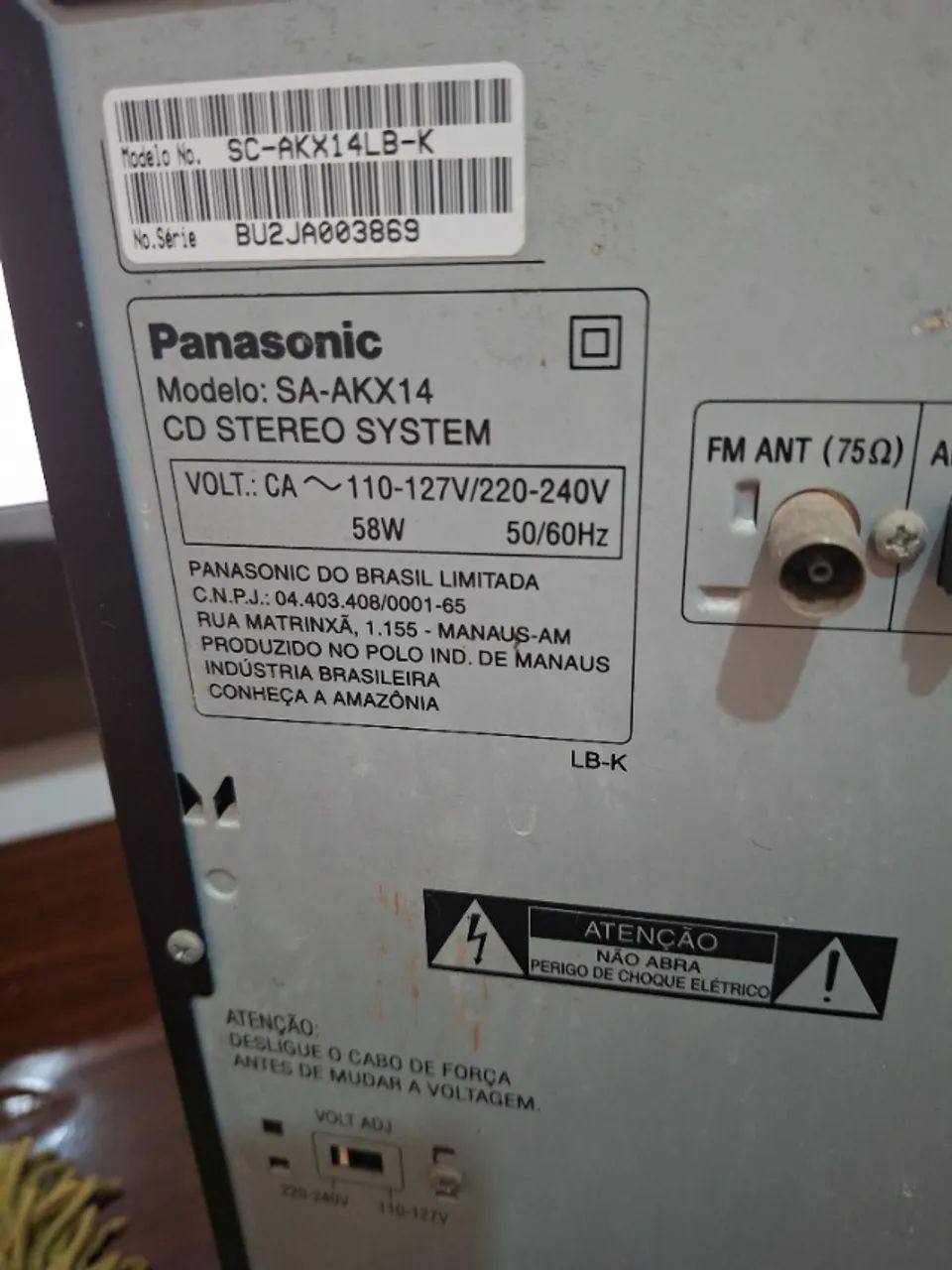 Som Panasonic USB, CD PLAYER, MP3 - Foto 5