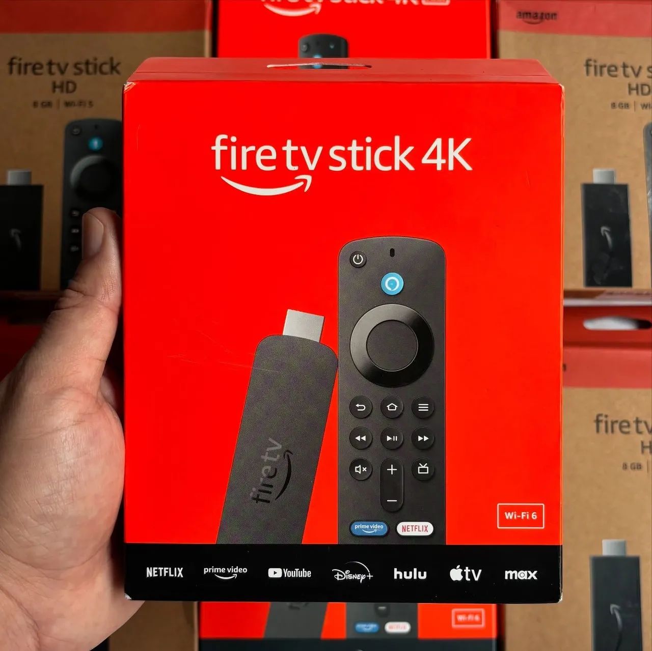 Fire tv stick 4k wi-fi 6 global garantia 01 ano loja física fazemos entregas  - Foto 2