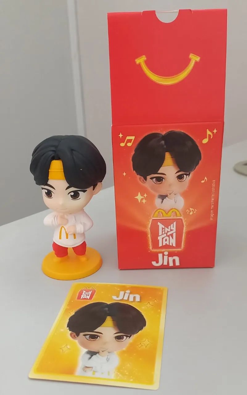 Bonecos TinyTAN K-Pop BTS 2025 - McDonald's Mc Lanche Feliz - Throwback - Foto 4
