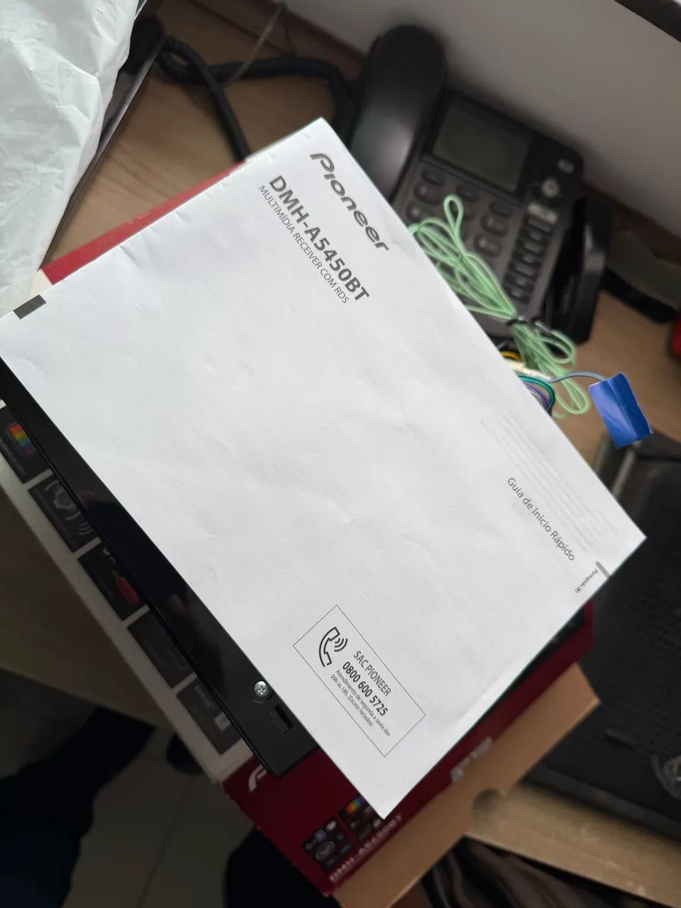 Pionner DMH A5450BT com Android auto sem fio - Foto 4