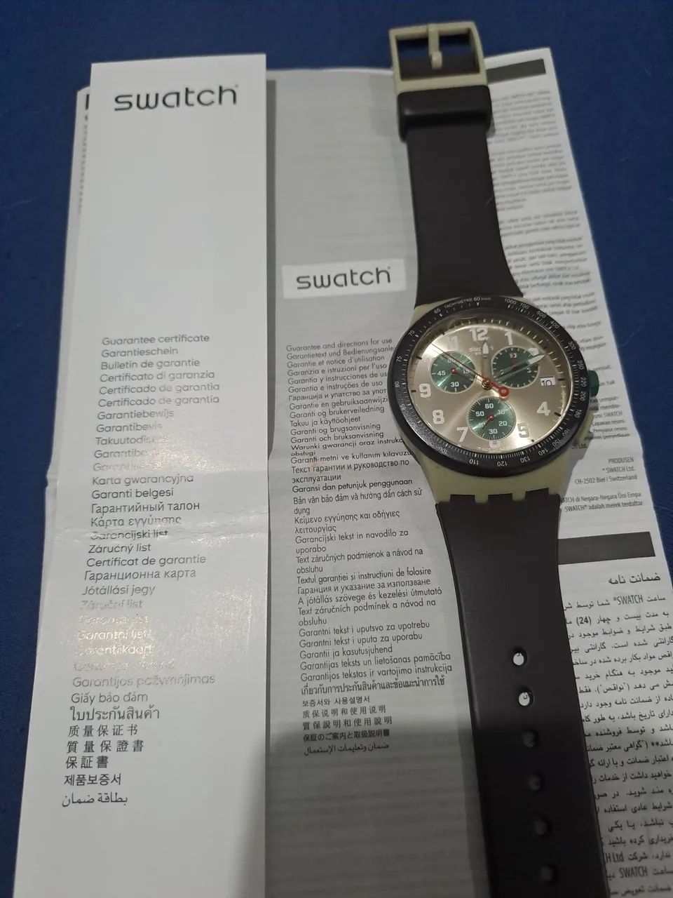 RELÓGIO SWATCH OBSIDIAN