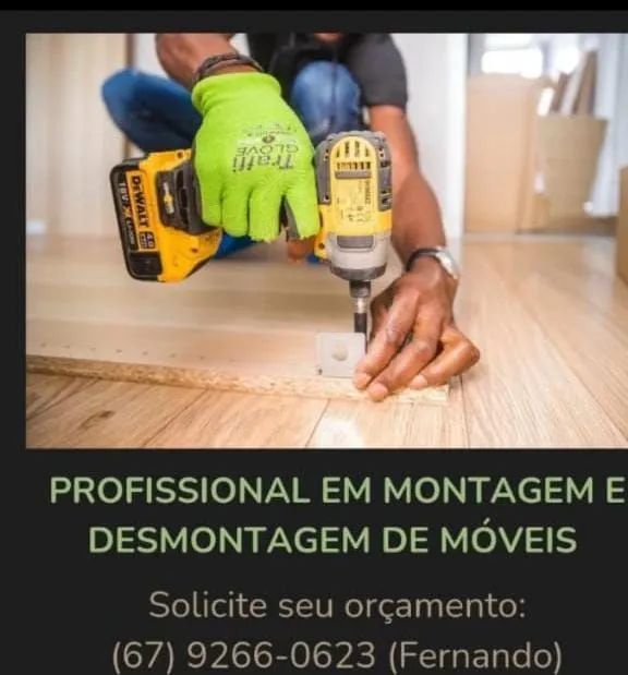 Montador de móveis profissional 