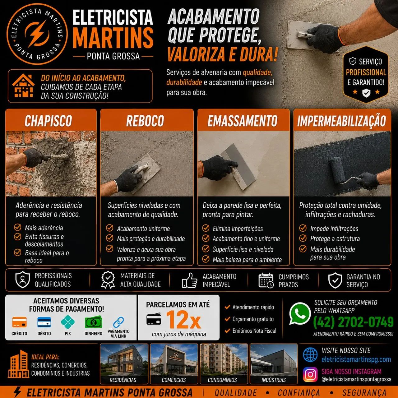 Eletricista Martins Ponta aGrossa  - Foto 4