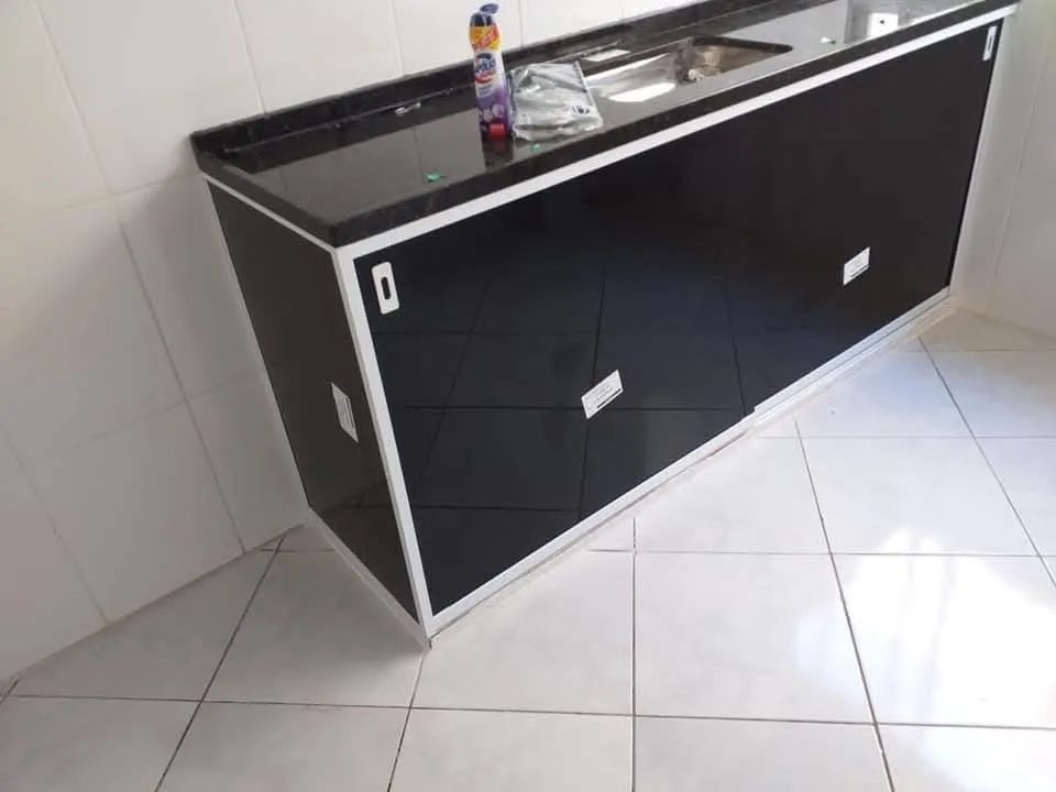 Fechamento de pia em vidro - Foto 4