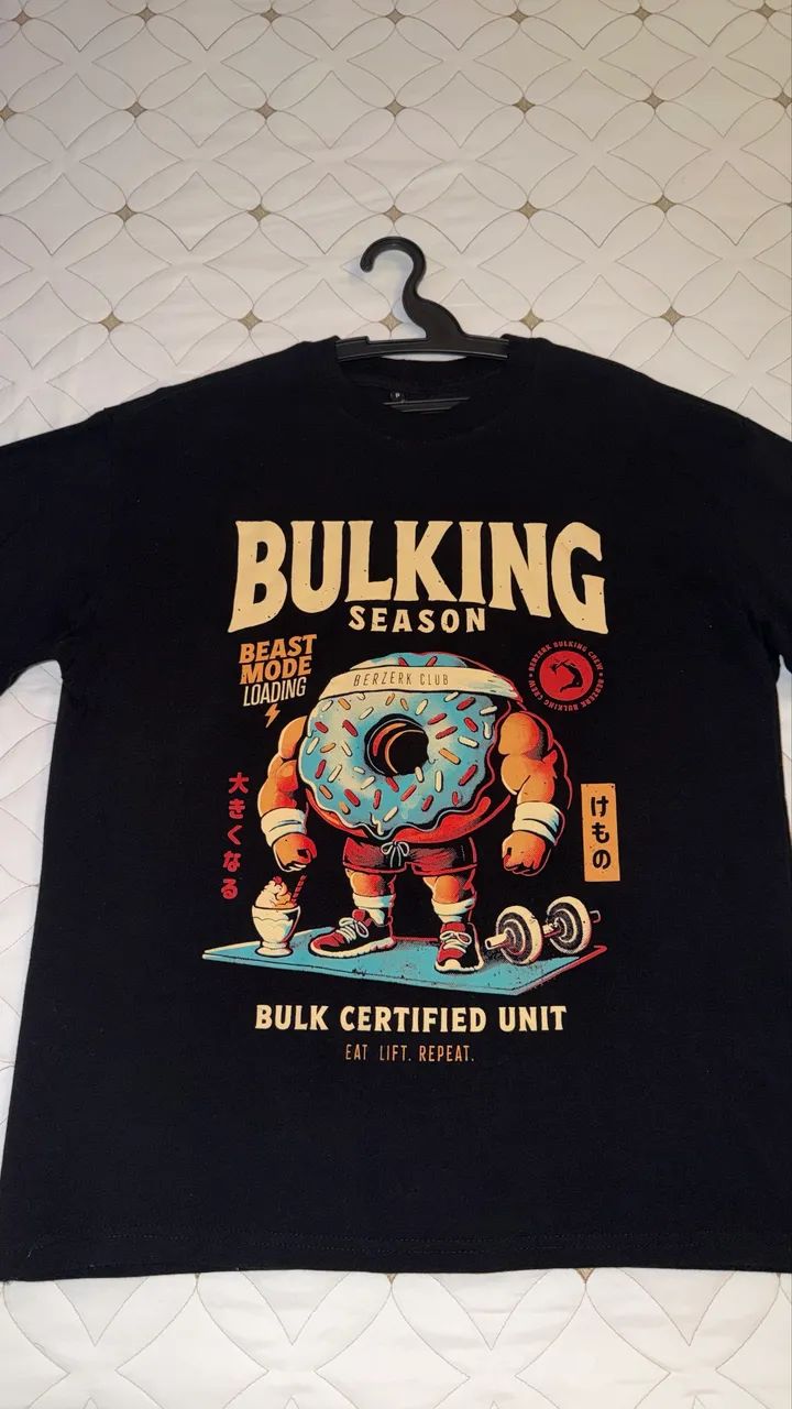 Camisa oversized bezerk bulking