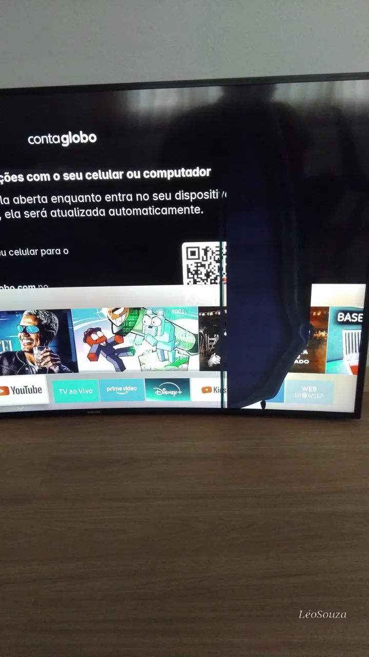 Tv 65 polegadas tela trincada - Foto 3