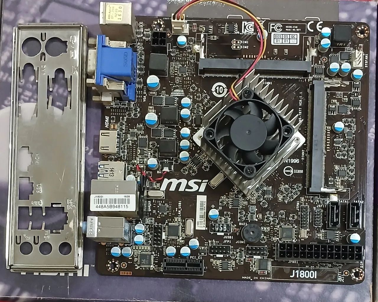 Placa mãe  Msi J1800L