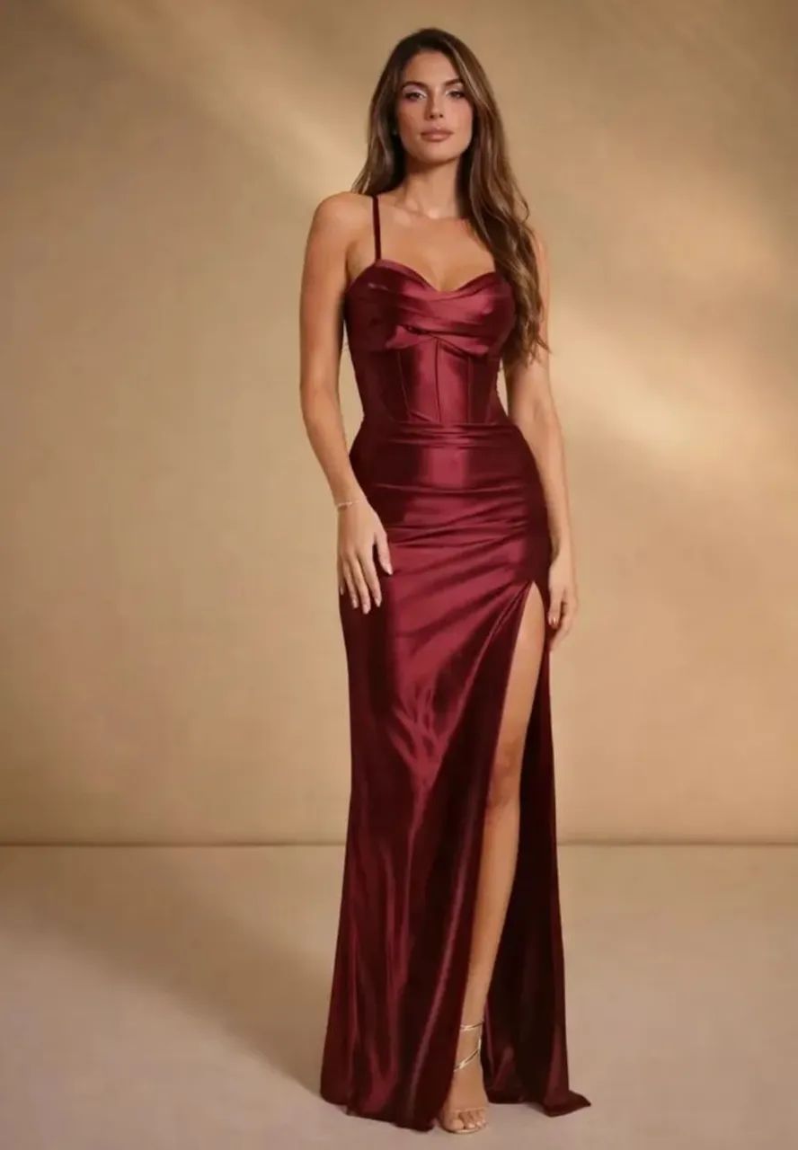 Vestido de festa marsala - Foto 2