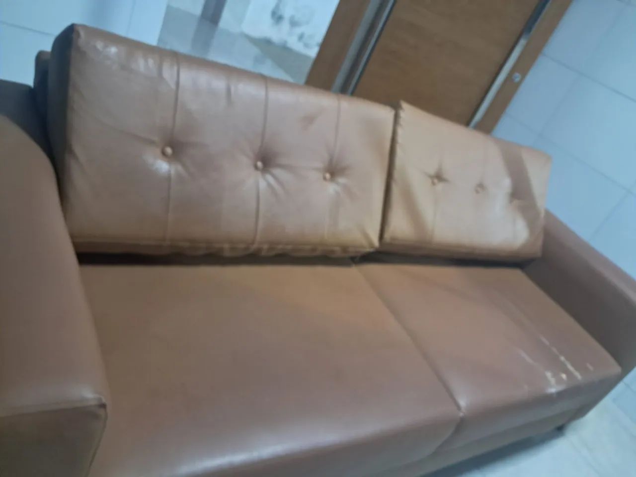 Sofá 3 lugares fixo Usado - Foto 4