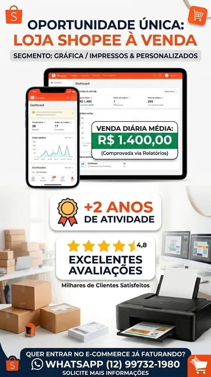 Vendo loja gráfica online