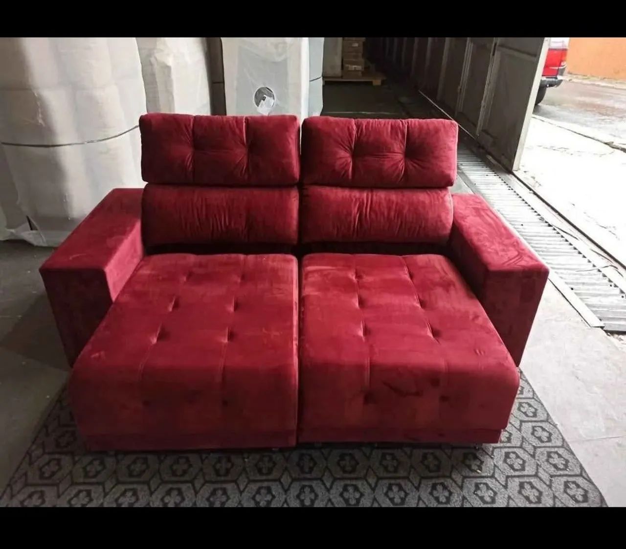 SOFA RETRATIL RECLINÁVEL 2MT FRETE GRÁTIS 