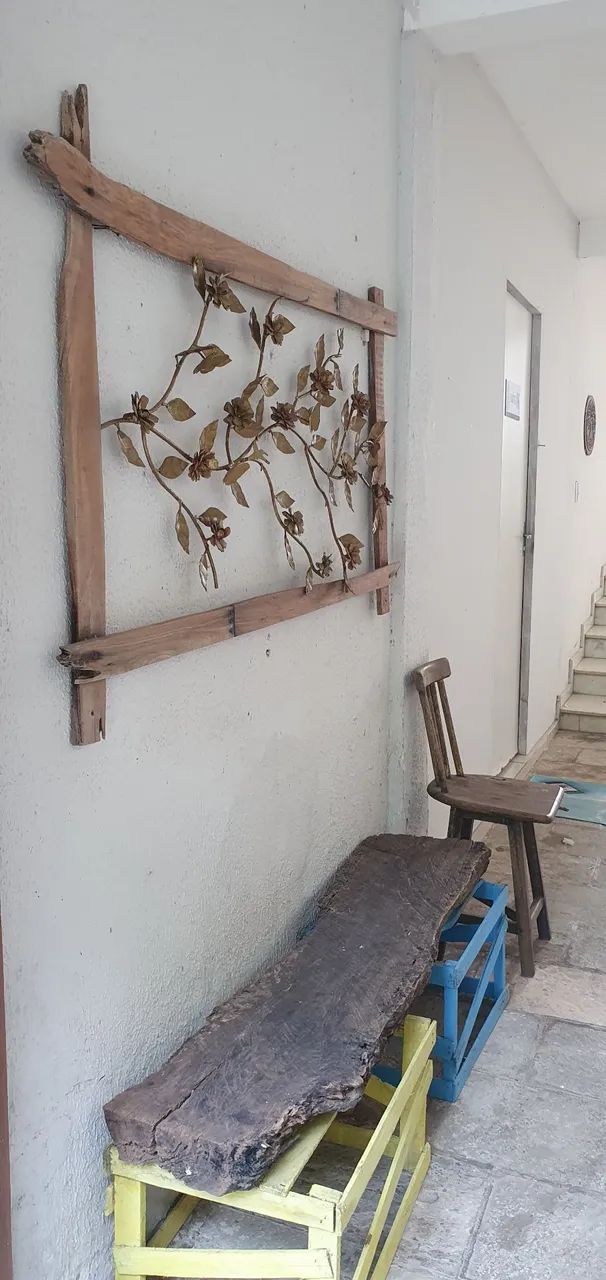 Quadro rustico com arabescos de ferro - Foto 3