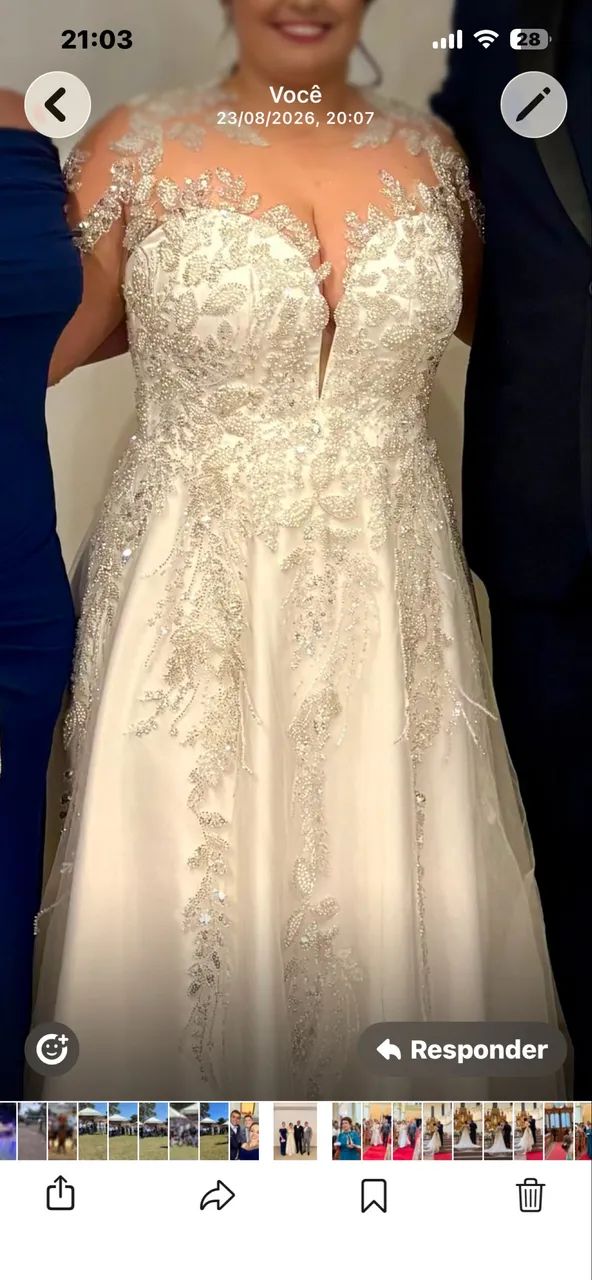 Vestido de noiva  - Foto 2