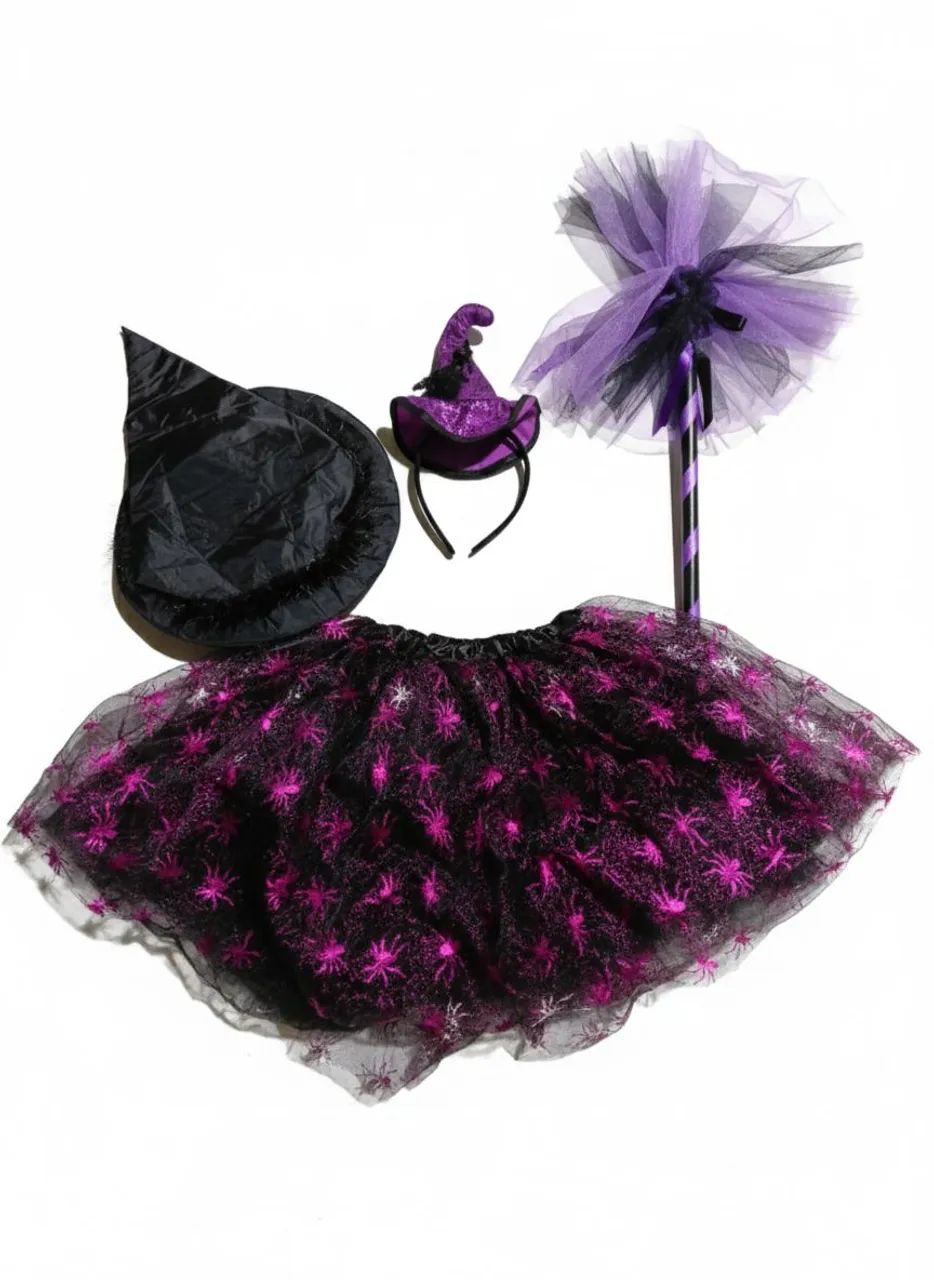 Fantasia bruxinha infantil 