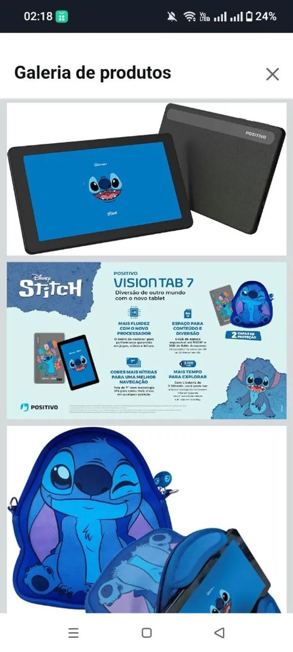 Vendo tablet do Stich  - Foto 4