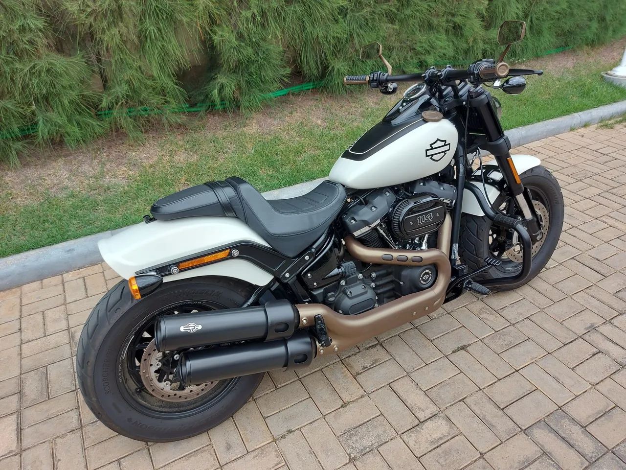 FAT BOB 114 19/19 BRANCA - Foto 3
