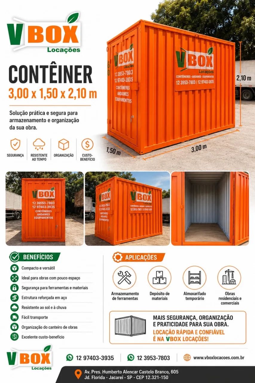 Aluguel de Contêiner de Obra - Foto 5